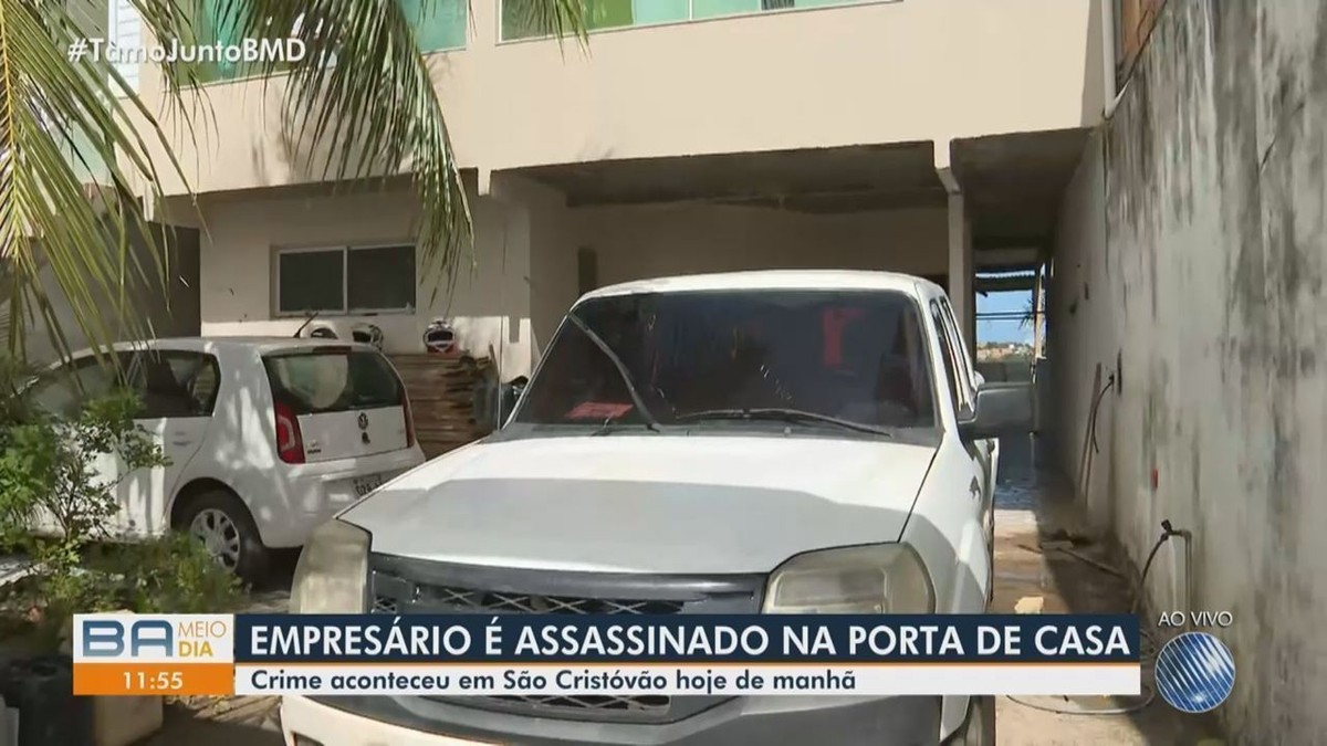Empresário é morto em frente à própria casa no bairro de São Cristóvão, em Salvador