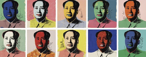 Conjunto de serigrafias 'Mao', de Andy Warhol (Foto: Reprodução)