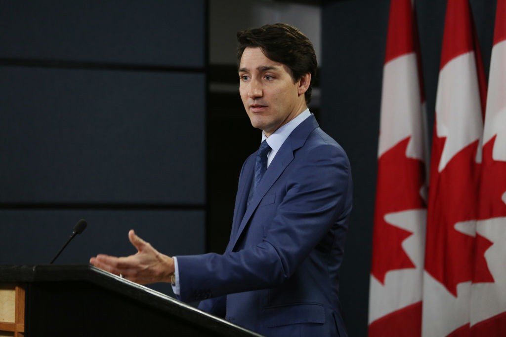 OTTAWA, ON - MARCH 07: Canada's Prime Minister Justin Trudeau attends a news conference on March 7, 2019 in Ottawa, Canada. Prime Minister Trudeau and top aides have been accused of meddling in a federal criminal investigation of SNC-Lavalin, a major Cand (Foto: Getty Images)