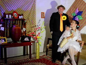 Casal diz que casamento caipira agradou aos convidados (Foto: Arquivo pessoal)