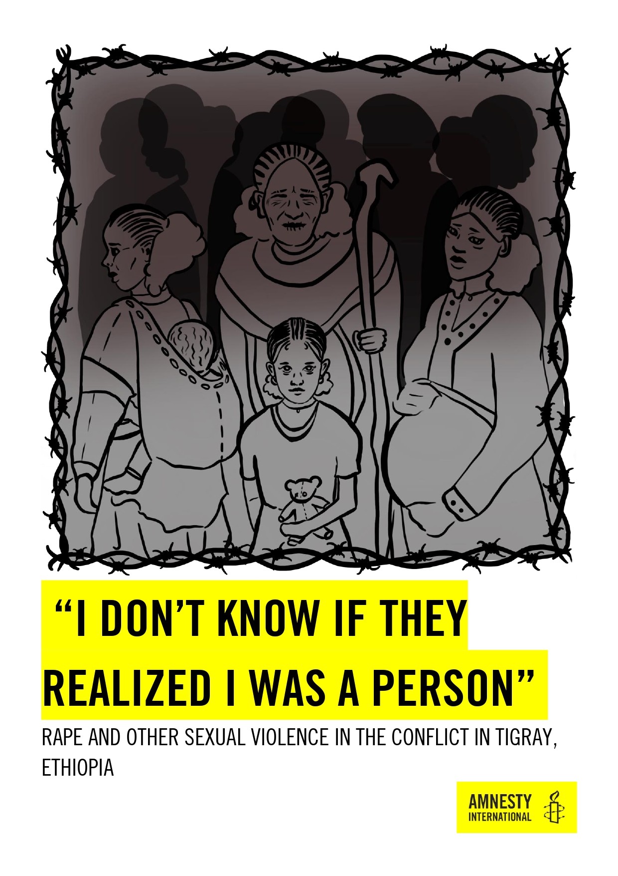 Relatório da Anistia Internacional mostra realidades de mulheres na Etiópia (Foto: Reprodução)