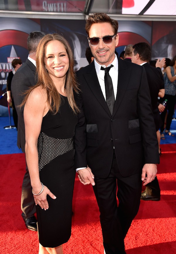 Robert Downey Jr e sua esposa, a empresária a produtora Susan Downey (Foto: Getty Images)