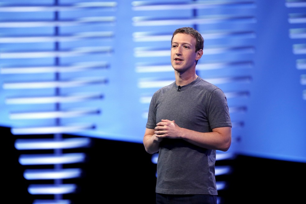Mark Zuckerberg, CEO do Facebook, durante conferência de desenvolvedores da rede social. (Foto: Stephen Lam/Reuters)