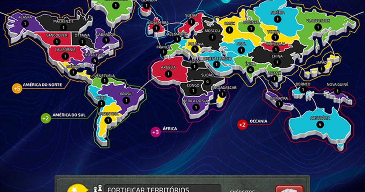 War, clássico jogo de tabuleiro, ganha versão digital a partir desta  quinta-feira