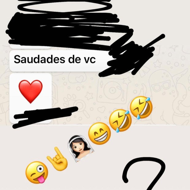 Lu Gimenez faz suspense com emoji de noiva e mensagem sobre saudade (Foto: Reprodução/Instagram)