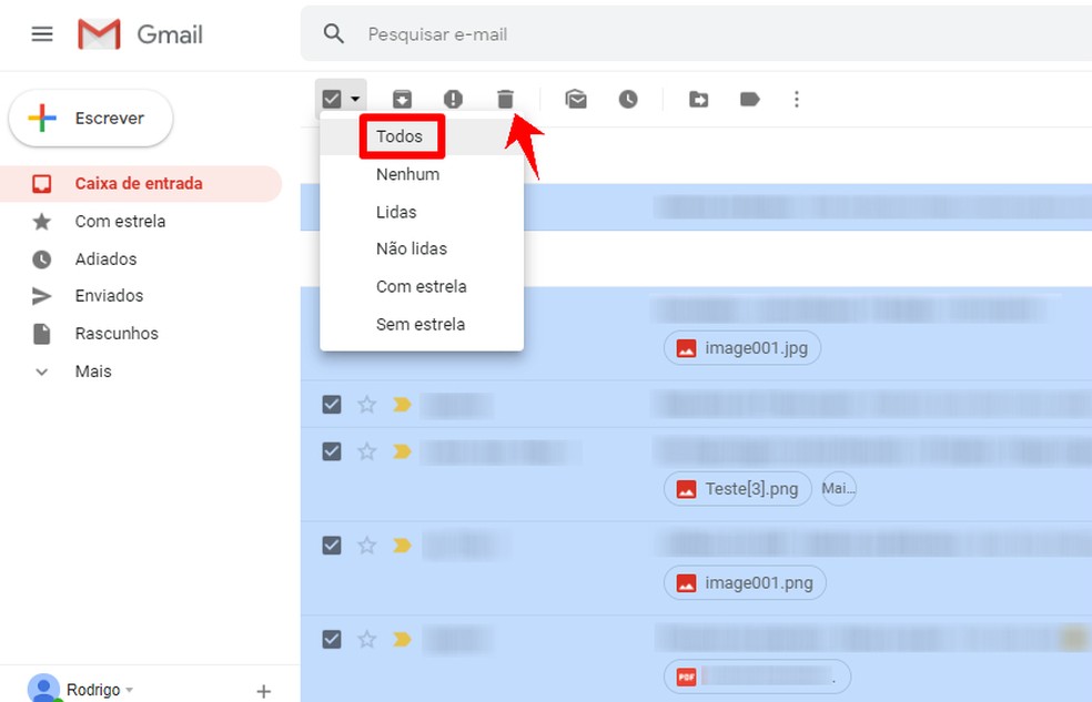 Como apagar todos os e-mails do Gmail pelo celular | E-mail | TechTudo