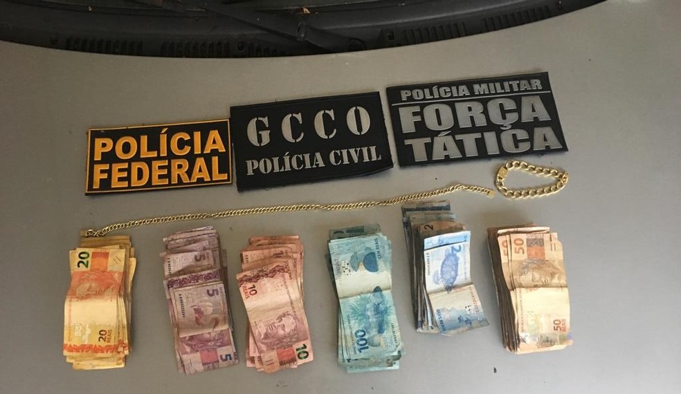 Traficante que controlava pontos de droga há mais de 20 anos foi preso com R$ 11 mil em Várzea Grande — Foto: Polícia Civil de Mato Grosso/Assessoria