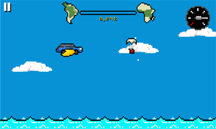 Atlantic Trip é um game brasileiro no qual o jogador deve atravessar o Atlântico (Foto: Divulgação/Windows Phone Store)