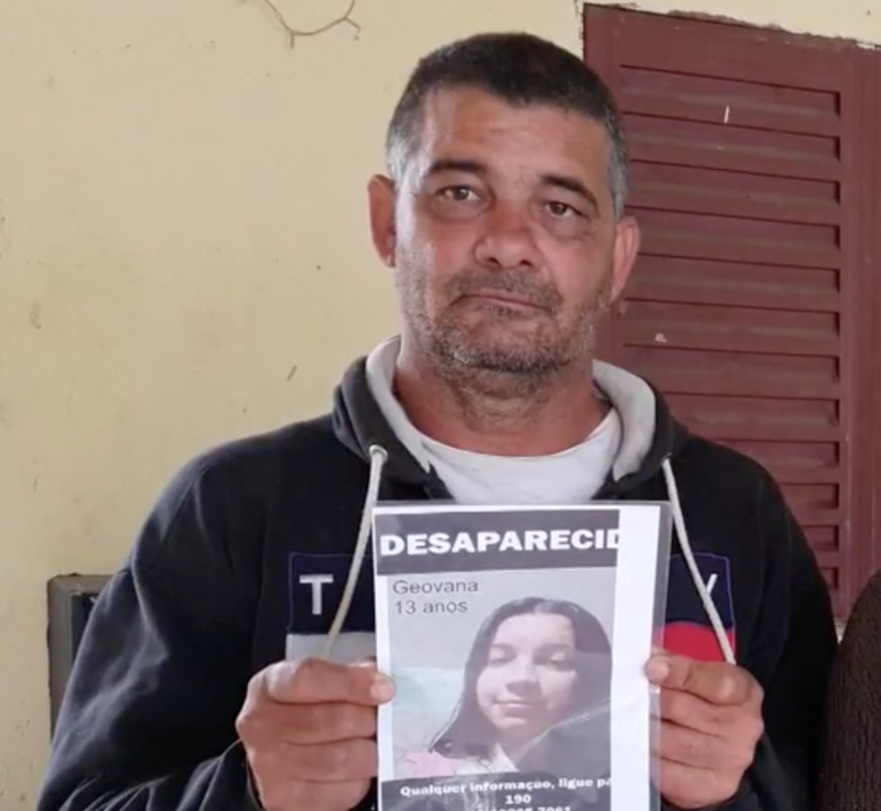 Quando a filha sumiu, em maio, pai preso suspeito de enterrá-la em casa disse que ela 'levantou, tomou café e saiu' — Foto: Reprodução/ TV Vanguarda 