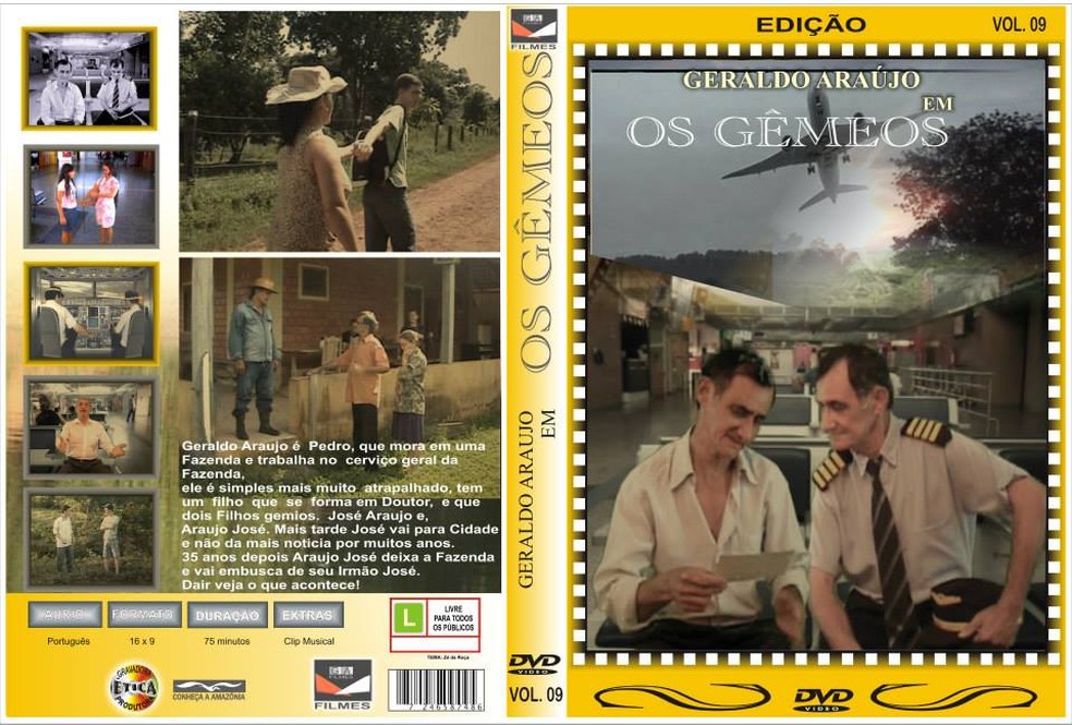 Na busca de realizar o sonho, Geraldo já fez filmes que envolviam o amor por aviões (Foto: Divulgação/Facebook) Na busca de realizar o sonho, Geraldo já fez filmes que envolviam o amor por aviões (Foto: Divulgação/Facebook)
