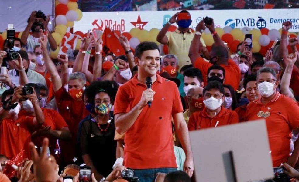 PCdoB oficializa a candidatura de Rubens Pereira Jr. à prefeitura de São Luís (MA) — Foto: Reprodução/Redes sociais