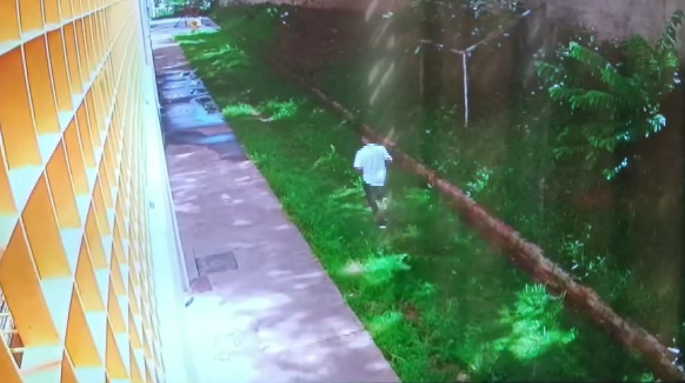 Homem invadiu escola estadual em Campinas — Foto: Reprodução/EPTV
