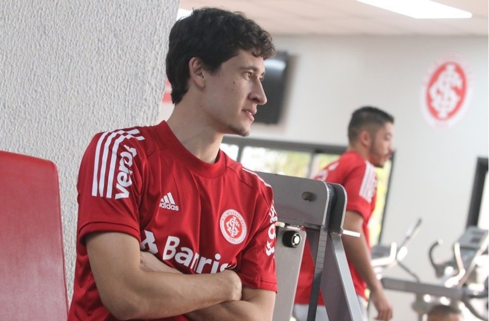 Rodrigo Dourado se recupera de lesão no joelho — Foto: Ricardo Duarte/Divulgação, Inter