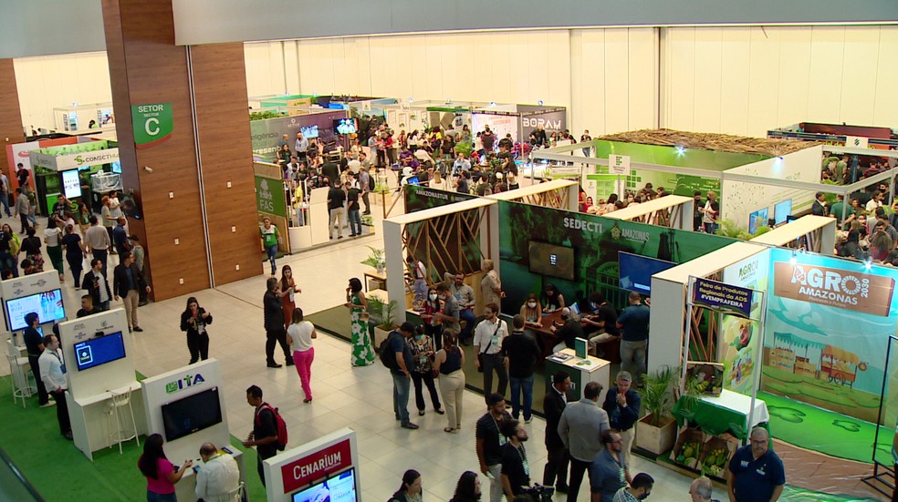 ExpoAmaz&ocirc;nia 2022 acontece no Centro de Conven&ccedil;&otilde;es Vasco Vasquez, em Manaus. &mdash; Foto: Carlos Nascimento/Rede Amaz&ocirc;nica