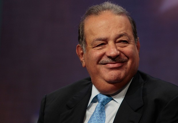 O bilionário mexicano Carlos Slim, da America Móvil (Foto: Getty Images)