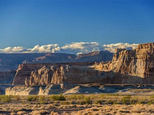 Lake Powell é uma das atrações na divisa entre os estados do Arizona e Utah (Foto: Maurício Moreira/VC no G1)