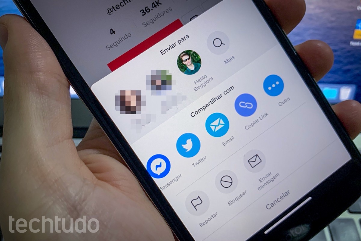 Como Copiar Link Do Tiktok Redes Sociais Techtudo