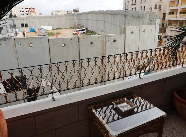 Hotel Walled Off - Banksy - muro Palestina (Foto: Reprodução)