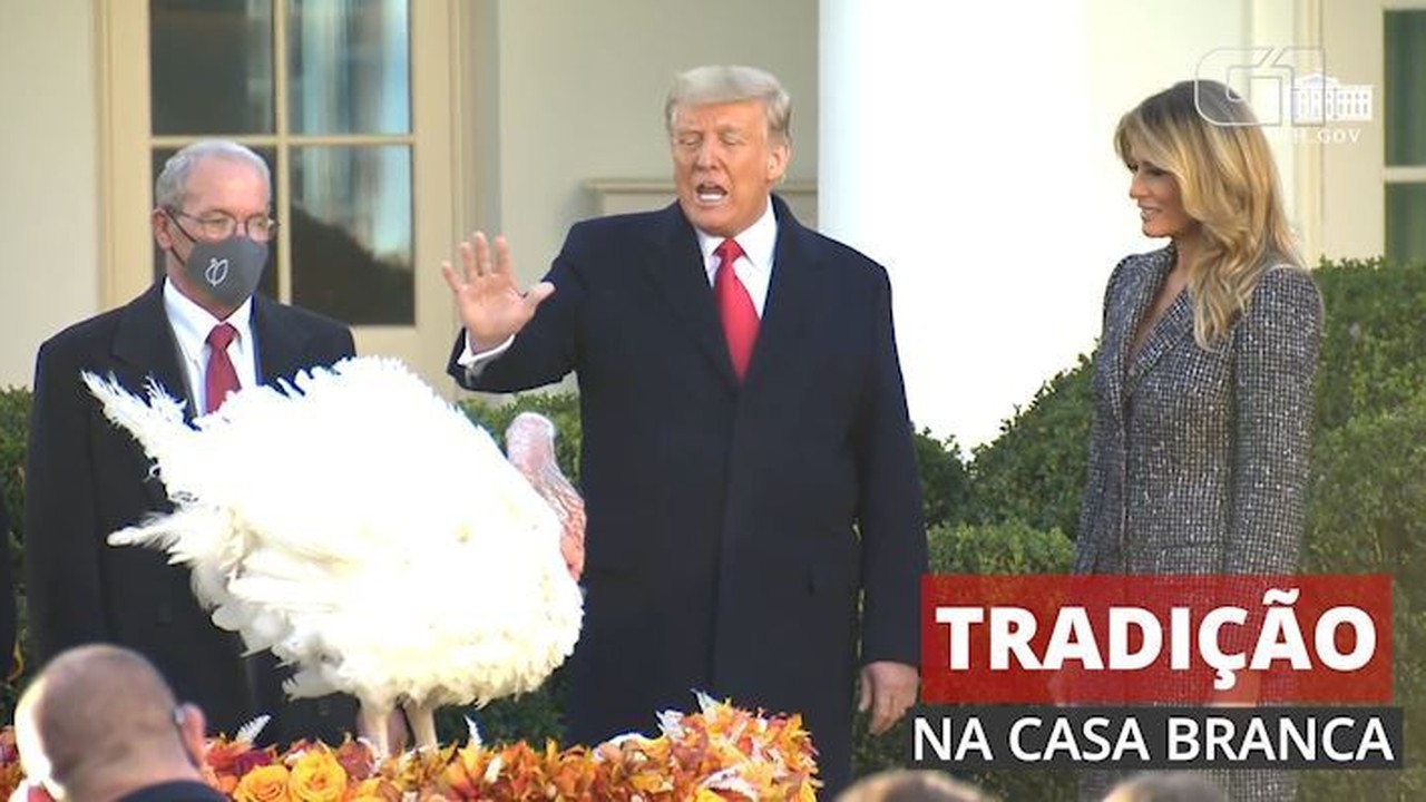 VÍDEO: Donald Trump concede último perdão de Ação de Graças do seu governo