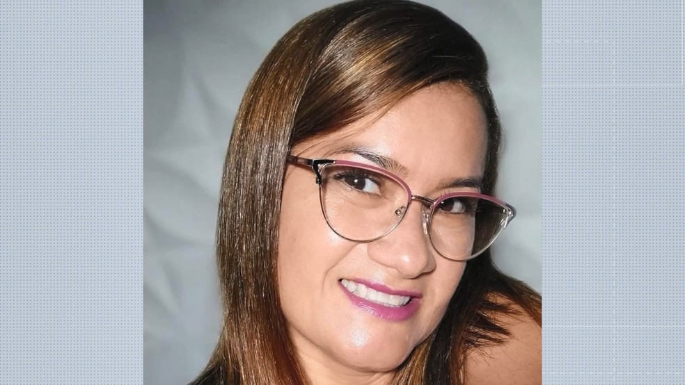 A professora Elaine Cristina Machado foi assassinada na chacina ocorrida no bairro Darly Santos, em Vila Velha, ES — Foto: Reprodução/TV Gazeta