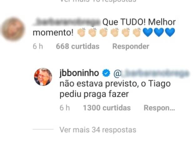 Boninho conversa com seguidores (Foto: Reprodução/Instagram)