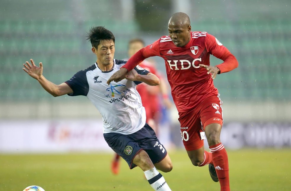 Diego Maurício está no Busan IPark da Coreia do sul — Foto: Divulgação