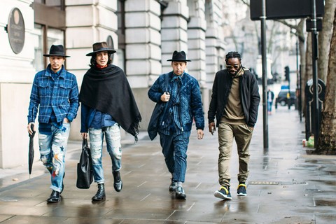 Street Style - Semana de Moda de Londres inverno 2017