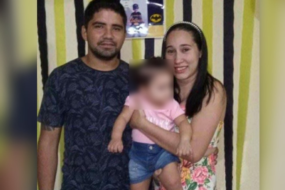 Casal e filha são mortos a tiros em Horizonte, município da Região Metropolitana de Fortaleza. — Foto: Reprodução
