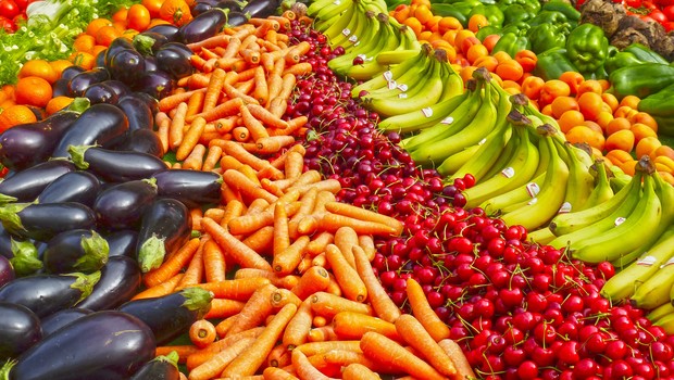 agricultura, legumes, frutas, alimentos (Foto: Pexels)