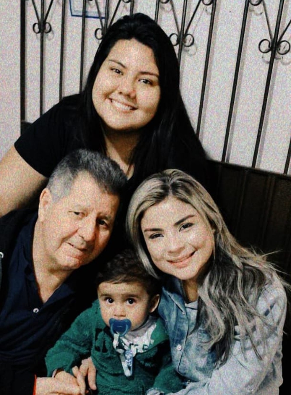 Pai de Natália faz parte do grupo de risco e foi intubado com Covid — Foto: Arquivo Pessoal