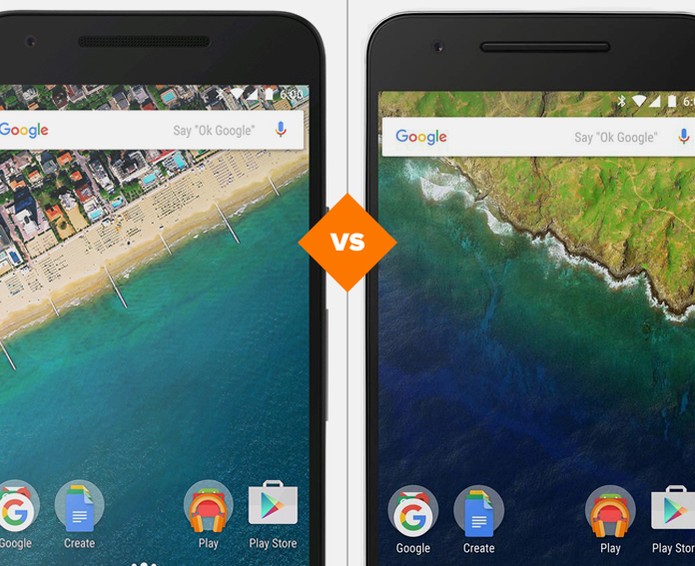 Nexus 5X ou Nexus 6P? Confira o comparativo entre "irmãos" (Foto: Arte/TechTudo)