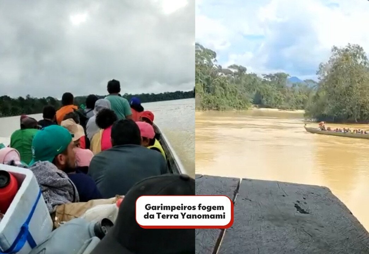 VÍDEO: Garimpeiros começam a fugir da Terra Yanomami após bloqueio do espaço aéreo na região