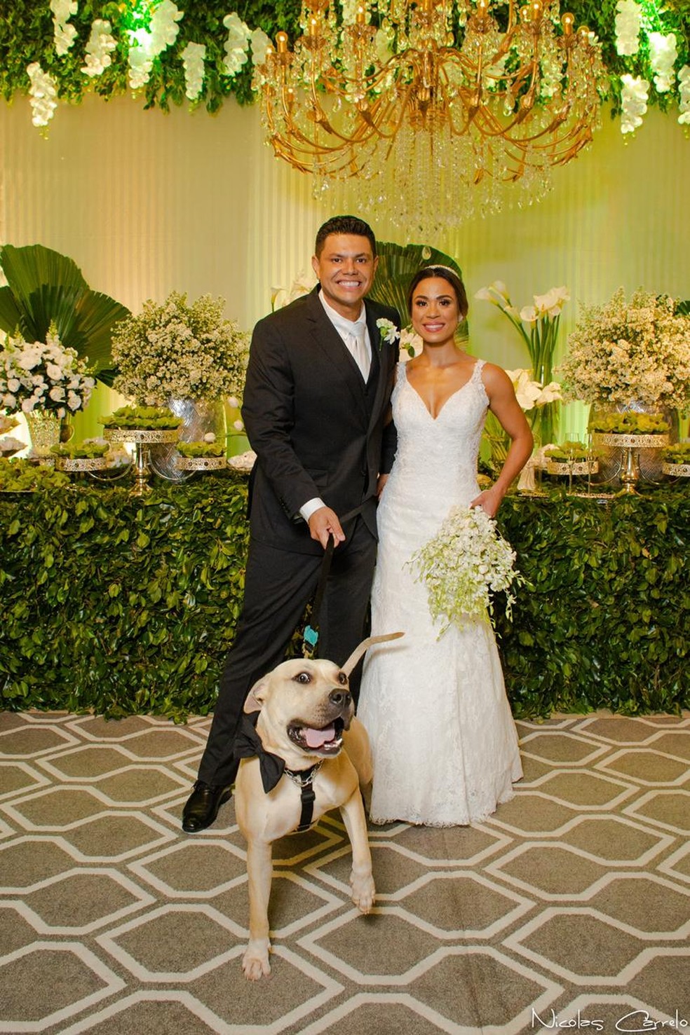 Thor didn't go to church, but surprised guests at the party. - Photo: Nicultura Carrelo