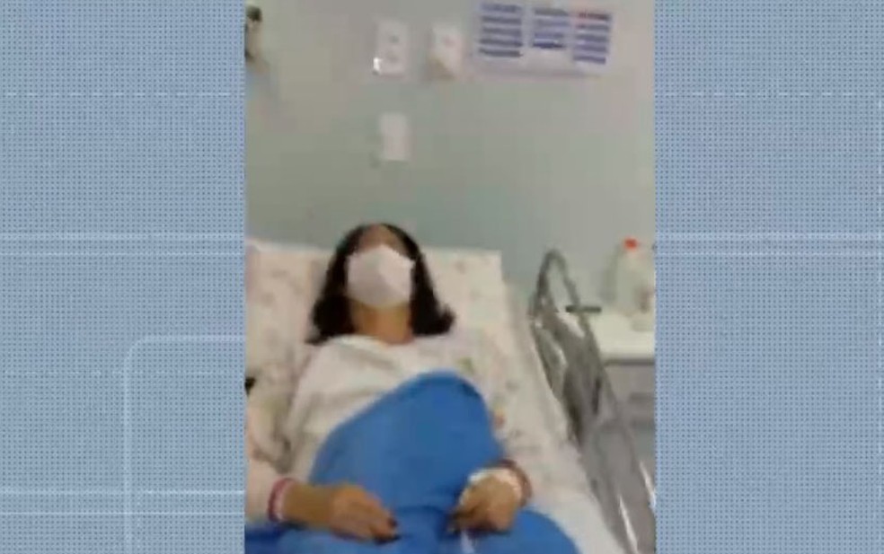 Paciente aguarda vaga em hospital na Bahia para operar tumor na cabe&ccedil;a &mdash; Foto: Reprodu&ccedil;&atilde;o/TV Bahia
