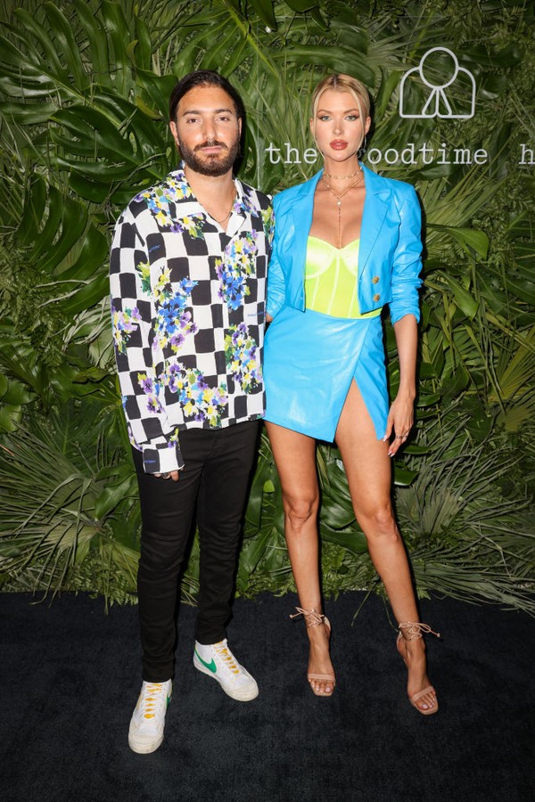 MIAMI BEACH, FLORIDA - APRIL 16: Alesso and Erin Michelle Cummins attend the Inter Miami CF Season Opening Party Hosted By David Grutman And Pharrell Williams at The Goodtime Hotel on April 16, 2021 in Miami Beach, Florida. (Photo by Alexander Tamargo/Get (Foto: Getty Images)