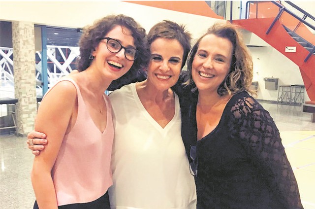 Carol Duarte, Leila Pinheiro e Ana Beatriz Nogueira  (Foto: Arquivo pessoal)