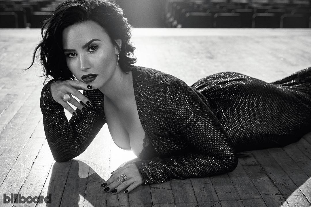 Demi Lovato em ensaio sensual para a Billboard (Foto: Reprodução/Billboard/Austin Hargrave)