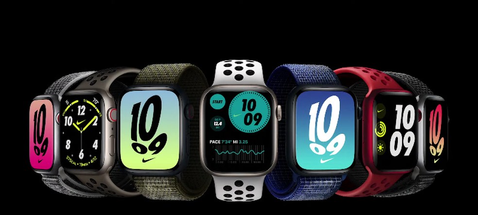  Apple Watch Series 8 lançamento iPhone 14 — Foto: Reprodução/Apple
