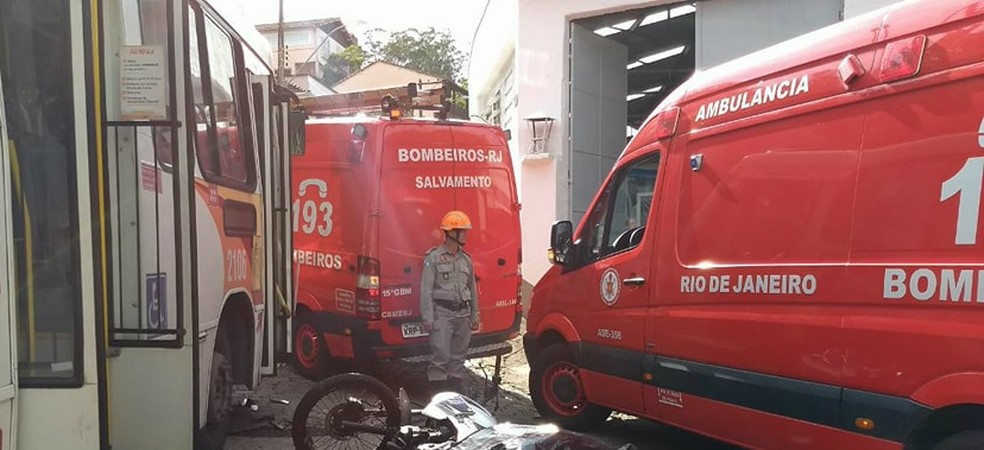 Motociclista morreu no local do acidente (Foto: Felipe Krauss/Arquivo Pessoal)