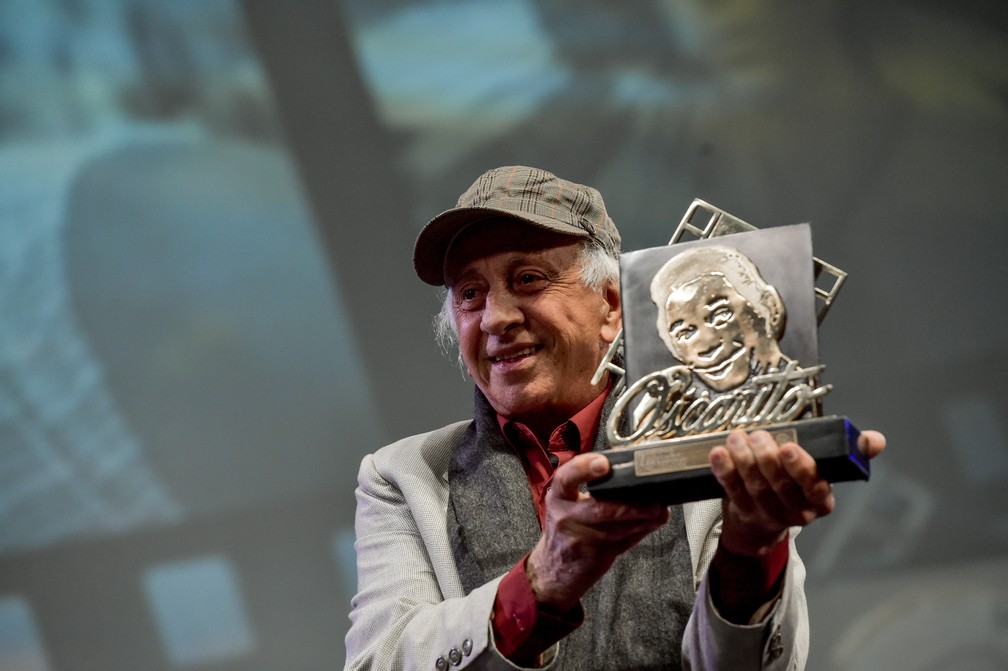Flávio Migliaccio é homenageado no Festival de Cinema de Gramado — Foto:  Cleiton Thiele/PressPhoto