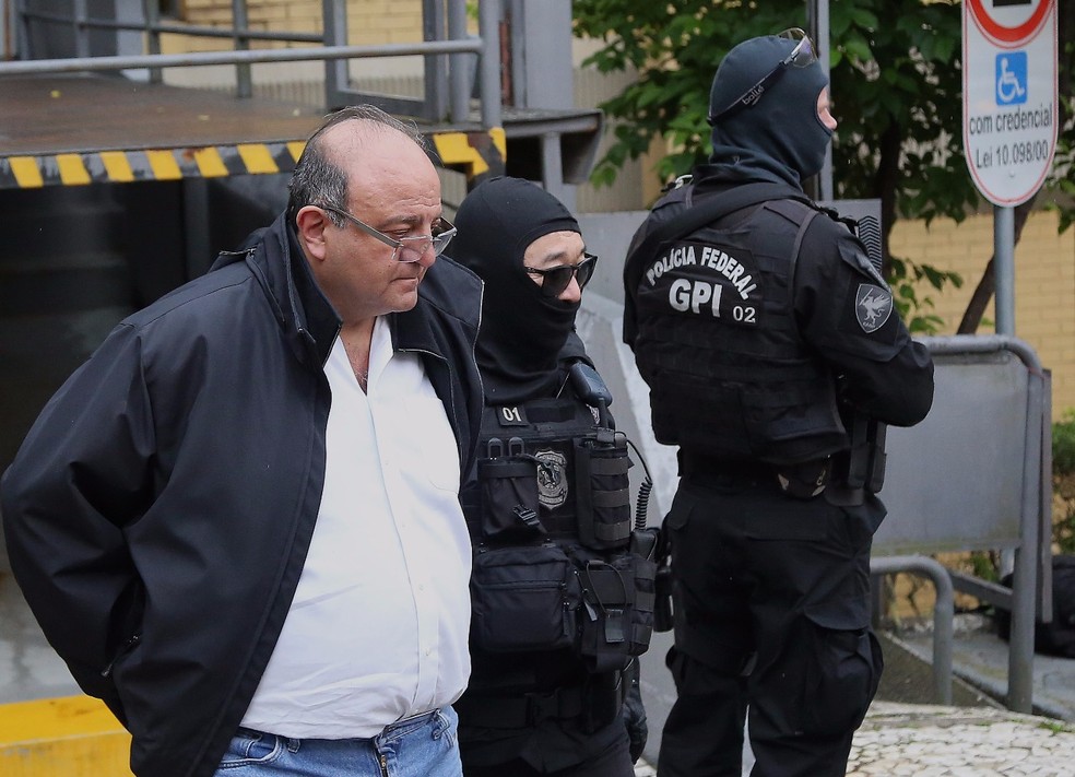 Vaccarezza, preso por suspeita de crimes na Petrobras, foi solto em agosto de 2017 (Foto: Giuliano Gomes/PR Press)