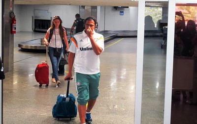 Desembarque Fluminense - Walter (Foto: Richard Souza) Desembarque Fluminense - Walter (Foto: Richard Souza)