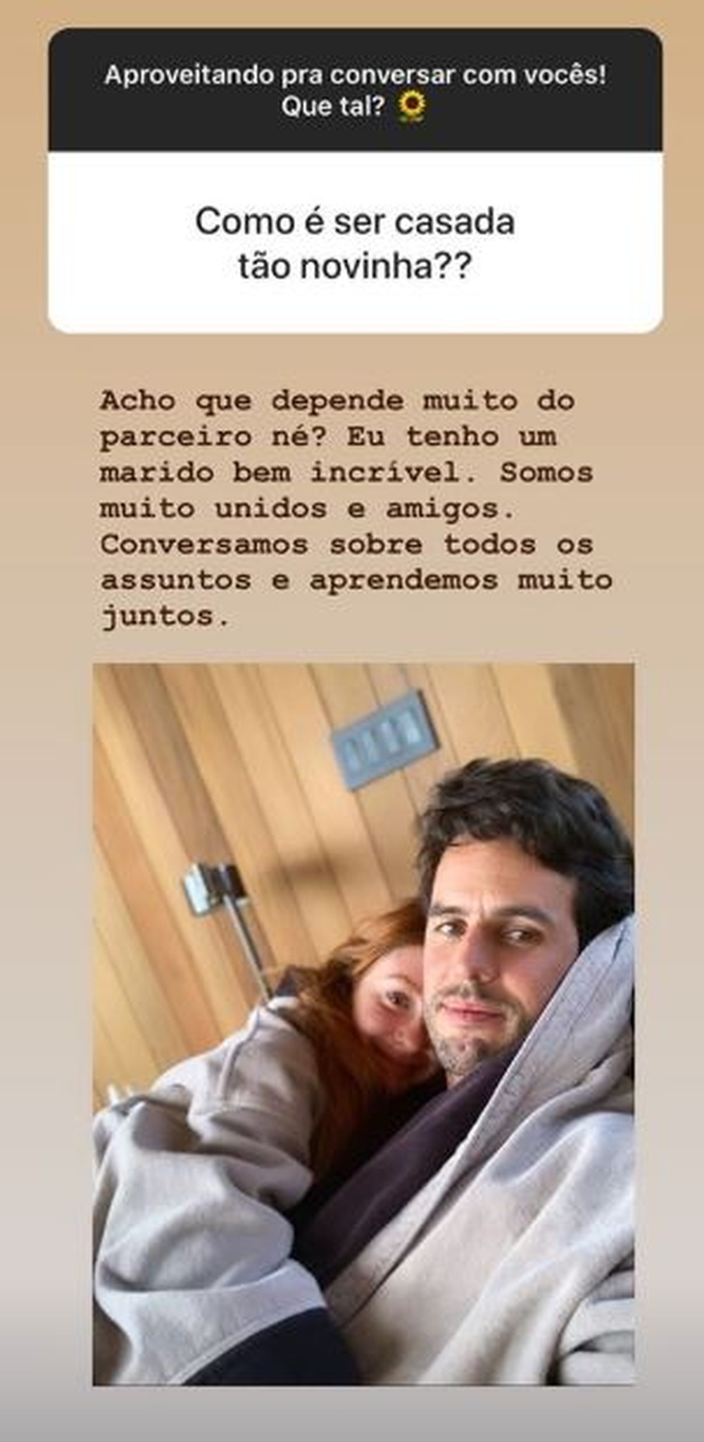 Marina Ruy Barbosa responde pergunta de fã (Foto: Reprodução / Instagram)