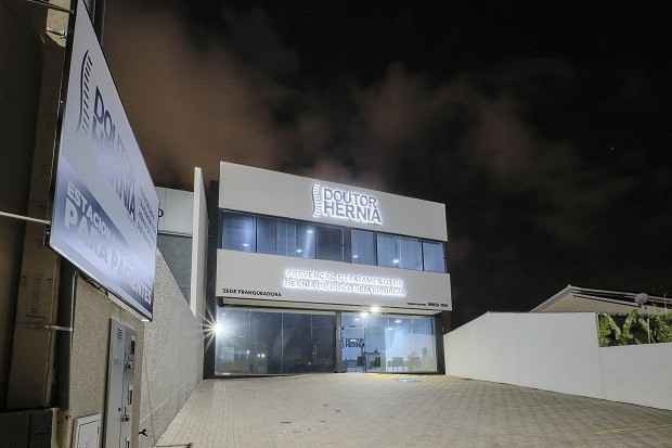 Sede da franqueadora Doutor Hérnia: expectativa de faturar R$ 110 milhões em 2022 (Foto: Divulgação)