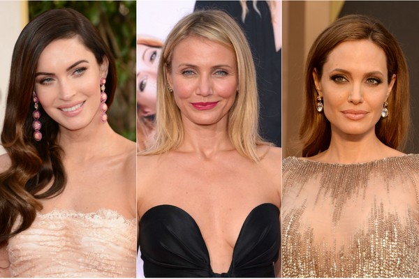 Megan Fox, Cameron Diaz e Angelina Jolie são algumas das celebridades que assumiram que já se sentiram atraídas pelo mesmo sexo (Foto: Getty Images)