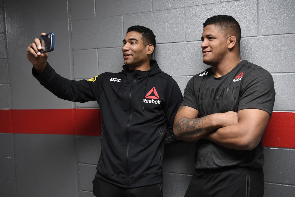 Herbert Burns e Gilbert Durinho UFC — Foto: Getty Images