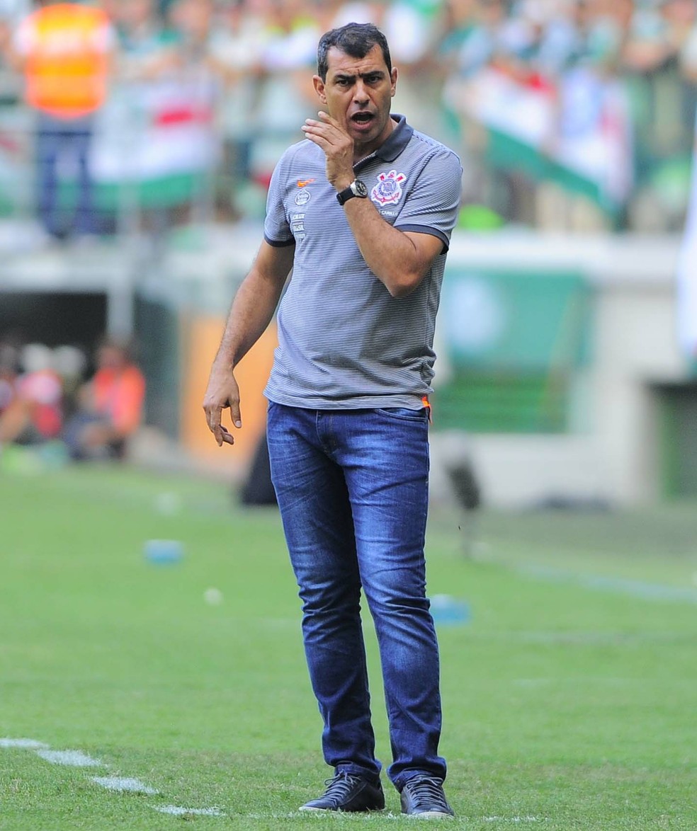 Fábio Carille já tem o mesmo número de títulos de Mano Menezes no Corinhians (Foto: Marcos Ribolli)