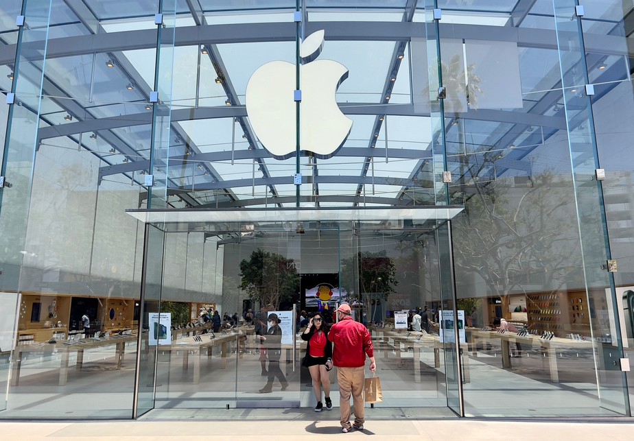Loja da Apple: gigante da tecnologia diminuiu drasticamente seu ritmo de aquisições nos últimos dois anos