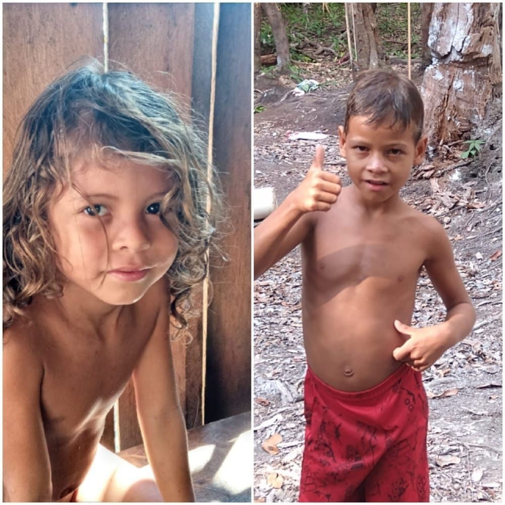 Irmãos que passaram quase 1 mês na floresta apresentam melhora e já estão comendo