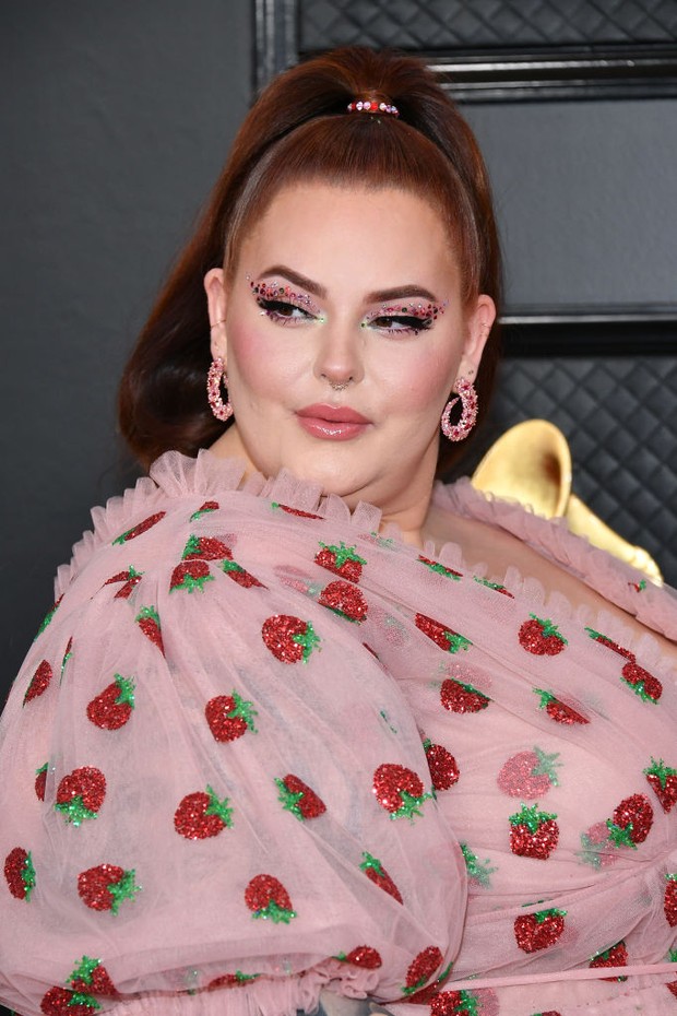 LOS ANGELES, CALIFORNIA - JANUARY 26: Tess Holliday attends the 62nd Annual GRAMMY Awards at Staples Center on January 26, 2020 in Los Angeles, California. (Photo by Amy Sussman/Getty Images) (Foto: Getty Images)